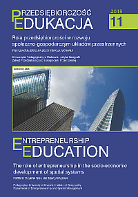 					Pokaż  Tom 11 (2015): Rola przedsiębiorczości w rozwoju społeczno-gospodarczym układów przestrzennych
				